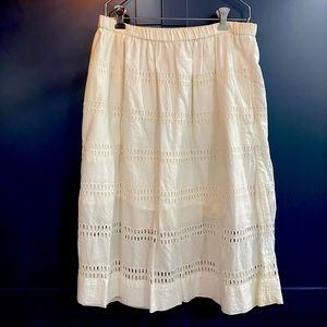 Gap midi crochet skirt, size L